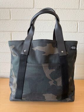 Jack Spade Men’s Camo Canvas Commuter Tote Bag Medium